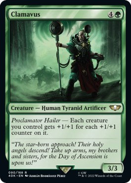 Clamavus (Surge Foil) (Universes Beyond: Warhammer 40K) Near Mint Foil