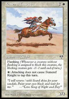 Femeref Knight (Mirage) Near Mint