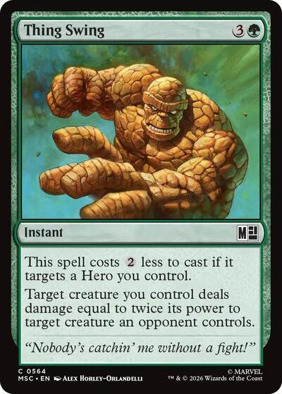 Thing Swing (Commander: Marvel Super Heroes) Near Mint