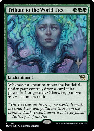 Tribute to the World Tree (Promo Pack: March of the Machine) Near Mint