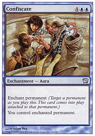 Confiscate (9th Edition) Light Play Foil