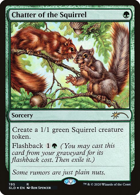 Chatter of the Squirrel (Secret Lair) Light Play Foil