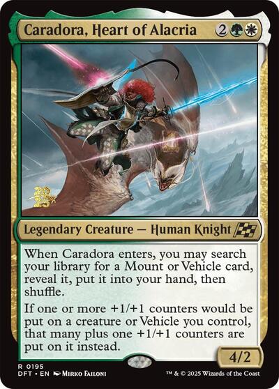 Caradora, Heart of Alacria (Promos: Prerelease Cards) Near Mint Foil