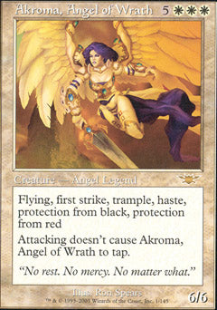 Akroma, Angel of Wrath (Legions) Medium Play Foil
