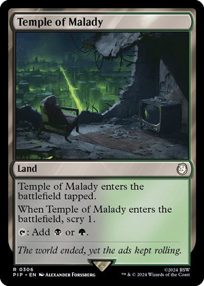 Temple of Malady (Universes Beyond: Fallout) Near Mint Foil