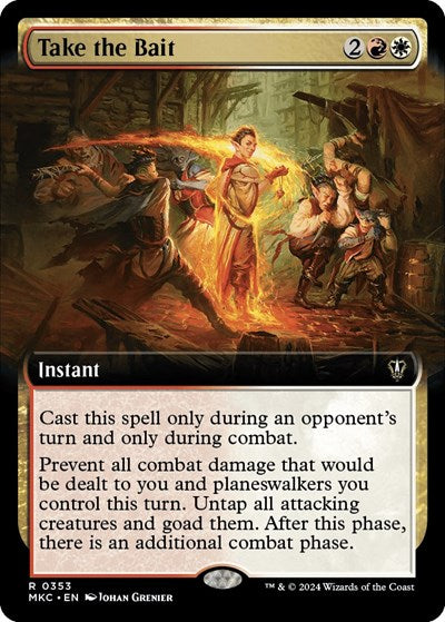 Take the Bait (Extended Art) (Commander: Murders at Karlov Manor) Near Mint