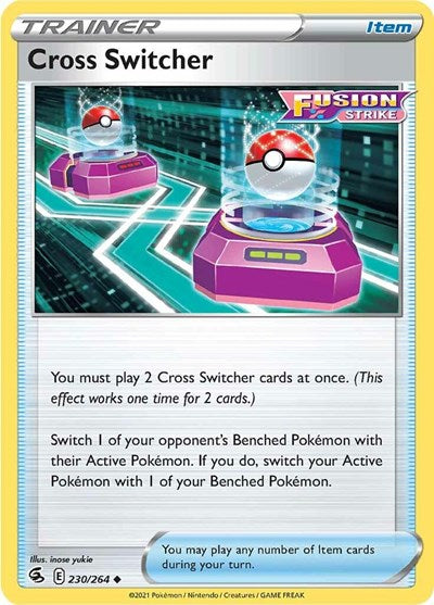 Cross Switcher (SWSH08: Fusion Strike) Light Play Reverse Holofoil