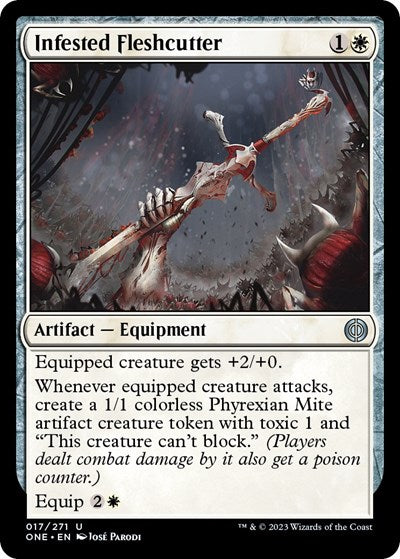 Infested Fleshcutter (Phyrexia: All Will Be One) Near Mint