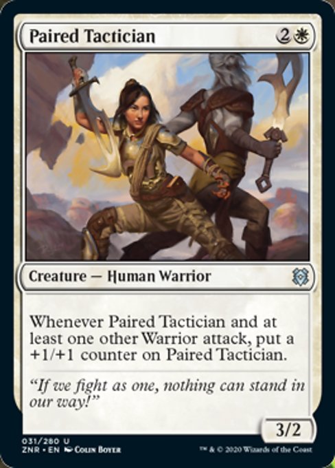Paired Tactician (Zendikar Rising) Light Play Foil