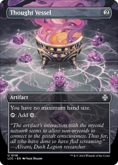 Thought Vessel (Borderless) (Commander: The Lost Caverns of Ixalan) Near Mint Foil