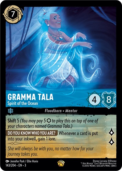 Gramma Tala - Spirit of the Ocean (Into the Inklands) Near Mint