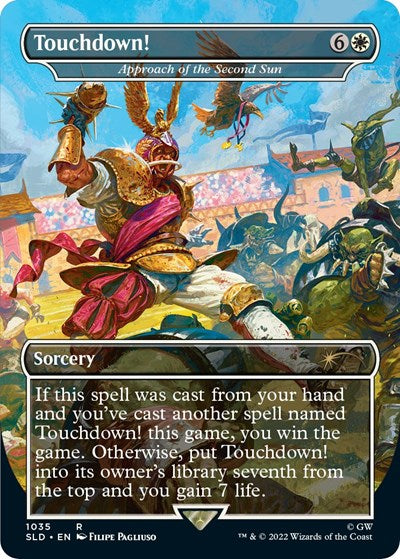 Touchdown! - Approach of the Second Sun (Borderless) (Secret Lair) Medium Play