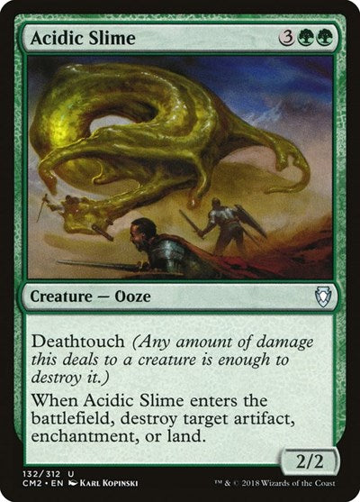 Acidic Slime (Commander Anthology Volume II) Light Play