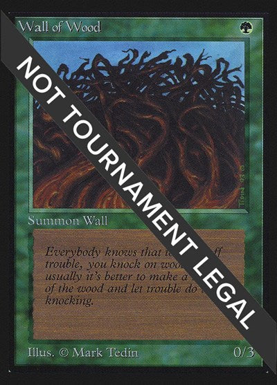 Wall of Wood (IE) (International Edition) Near Mint