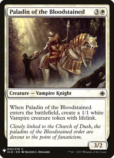 Paladin of the Bloodstained (Mystery Booster) Light Play