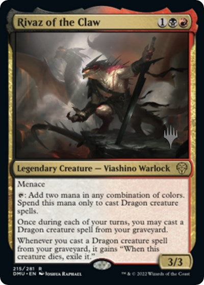 Rivaz of the Claw (Promo Pack: Dominaria United) Near Mint Foil