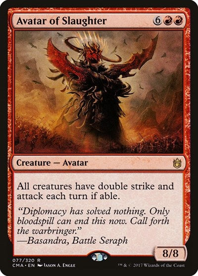 Avatar of Slaughter (Commander Anthology) Medium Play