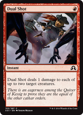 Dual Shot (Shadows Over Innistrad) Medium Play Foil