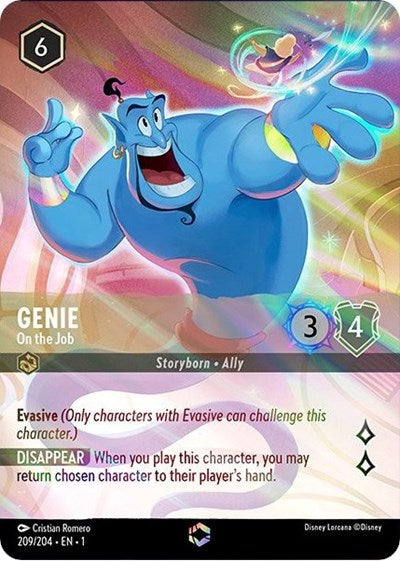 Genie - On the Job (Alternate Art) (The First Chapter) Near Mint Holofoil