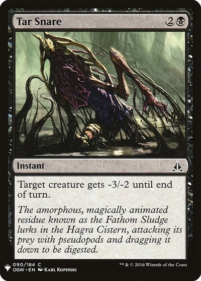 Tar Snare (Mystery Booster) Light Play