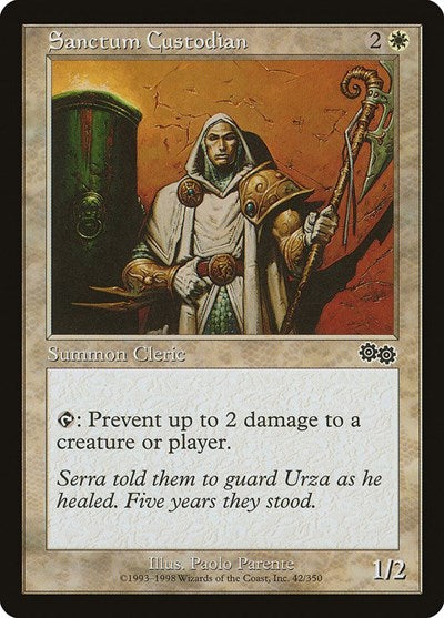 Sanctum Custodian (Urza's Saga) Medium Play