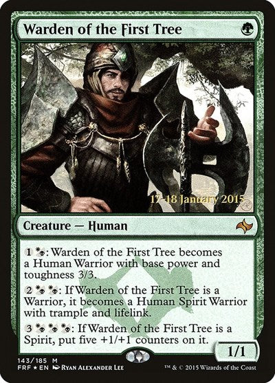 Warden of the First Tree (Promos: Prerelease Cards) Near Mint Foil