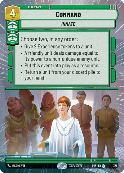 Command (Hyperspace) (Spark of Rebellion) Near Mint