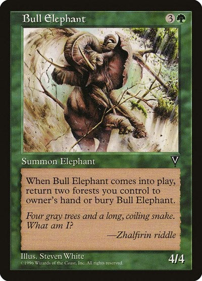 Bull Elephant (Visions) Medium Play
