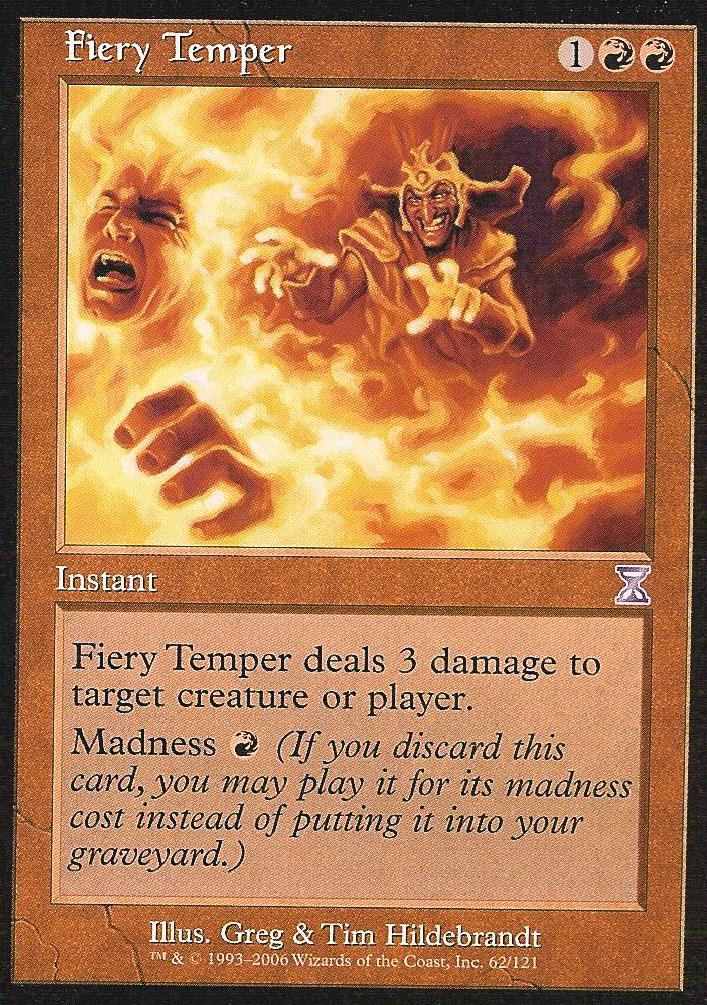 Fiery Temper (Time Spiral Time Shifted) Medium Play