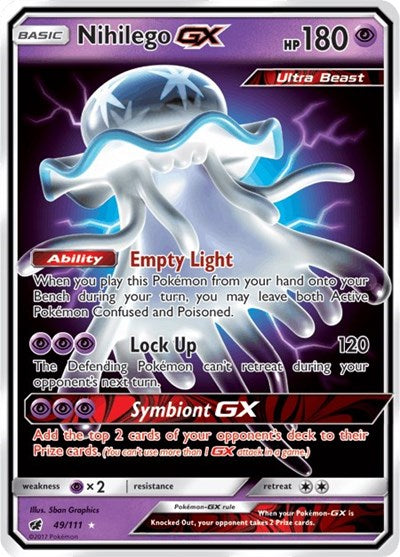 Nihilego GX (SM - Crimson Invasion) Near Mint Holofoil