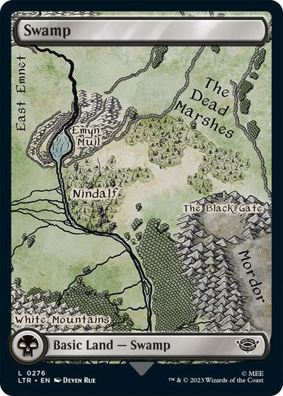 Swamp (0276) (Universes Beyond: The Lord of the Rings: Tales of Middle-earth) Light Play