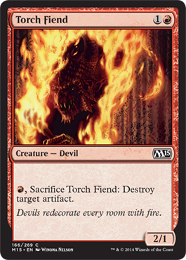 Torch Fiend (Magic 2015 Core Set) Medium Play