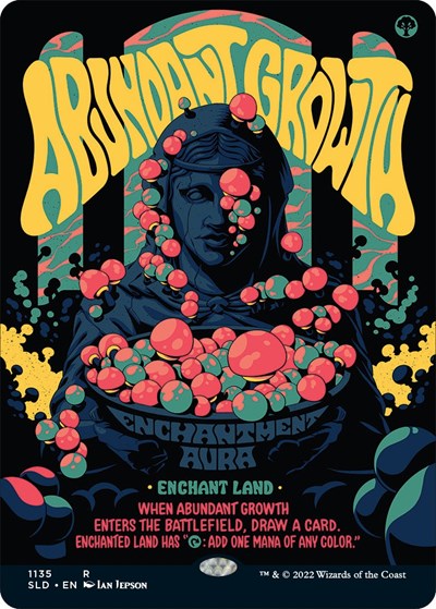 Abundant Growth (Secret Lair) Light Play