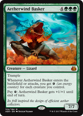 Aetherwind Basker (Aether Revolt) Near Mint Foil