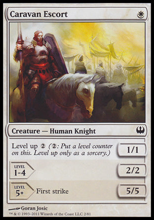 Caravan Escort (Duel Decks: Knights vs Dragons) Light Play