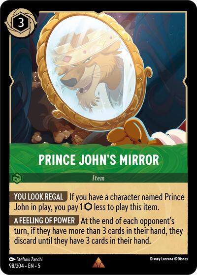 Prince John's Mirror (Shimmering Skies) Near Mint