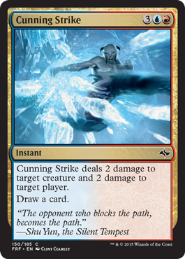 Cunning Strike (Fate Reforged) Medium Play Foil