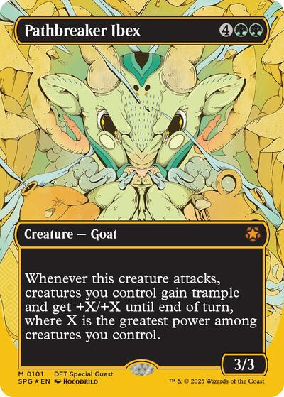 Pathbreaker Ibex (Borderless) (First-Place Foil) (Special Guests) Near Mint Foil