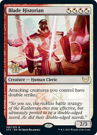 Blade Historian (Promos: Prerelease Cards) Light Play Foil