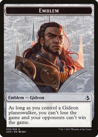 Emblem - Gideon of the Trials (Amonkhet) Light Play