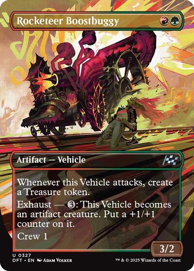 Rocketeer Boostbuggy (Borderless) (Aetherdrift) Light Play Foil