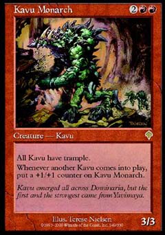 Kavu Monarch (Invasion) Damaged / Poor Foil