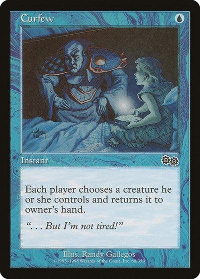 Curfew (Urza's Saga) Light Play