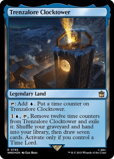 Trenzalore Clocktower (Surge Foil) (Universes Beyond: Doctor Who) Near Mint Foil