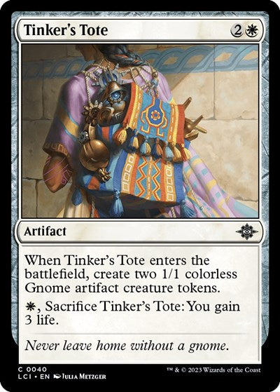 Tinker's Tote (The Lost Caverns of Ixalan) Medium Play Foil