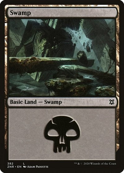 Swamp (Zendikar Rising) Near Mint Foil