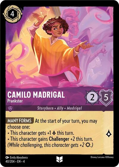 Camilo Madrigal - Prankster (Ursula's Return) Near Mint Cold Foil