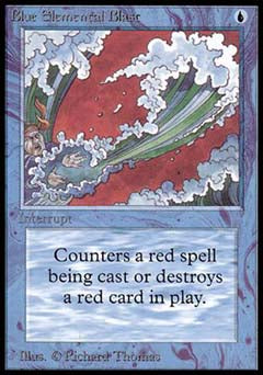 Blue Elemental Blast (Alpha) Damaged / Poor