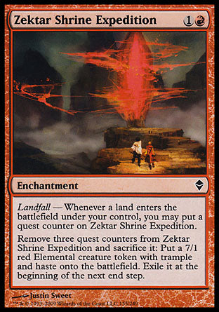 Zektar Shrine Expedition (Zendikar) Light Play Foil