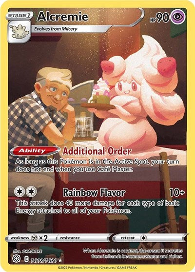Alcremie (SWSH09: Brilliant Stars Trainer Gallery) Light Play Holofoil